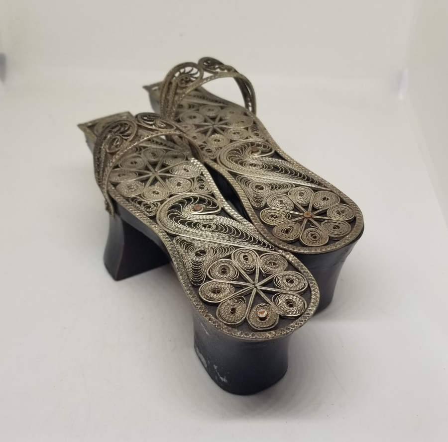 TELKARİ İŞÇİLİKLİ ANTİKA DEKORATİF NALIN - TAKUNYA