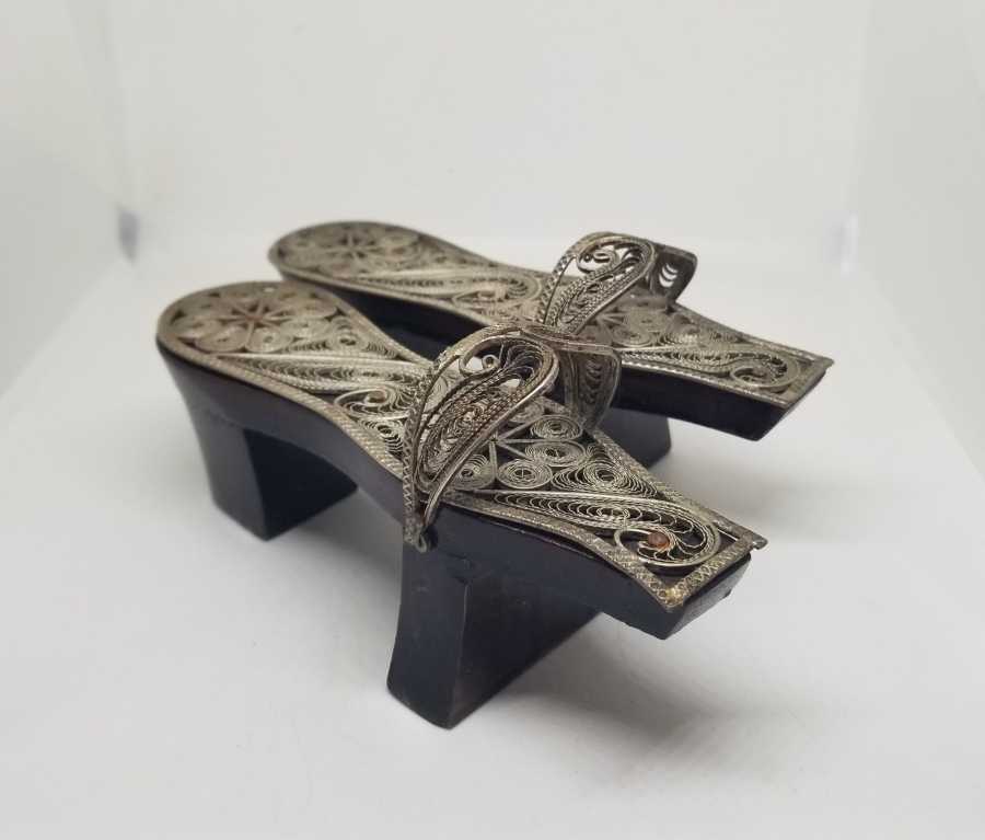 TELKARİ İŞÇİLİKLİ ANTİKA DEKORATİF NALIN - TAKUNYA