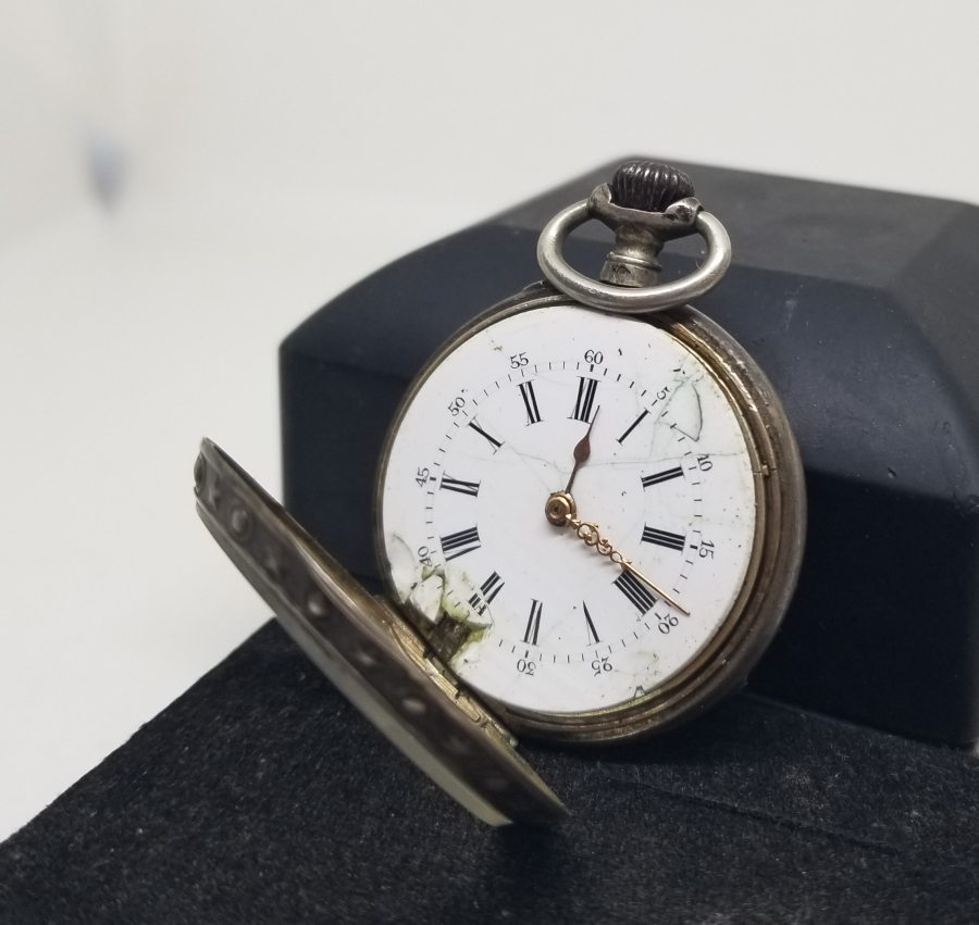 GÜMÜŞ KASA ANTİKA CEP SAATİ