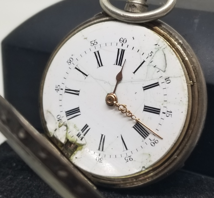 GÜMÜŞ KASA ANTİKA CEP SAATİ