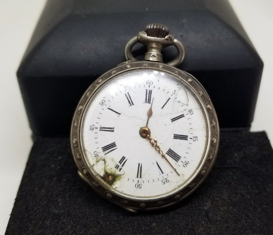 GÜMÜŞ KASA ANTİKA CEP SAATİ