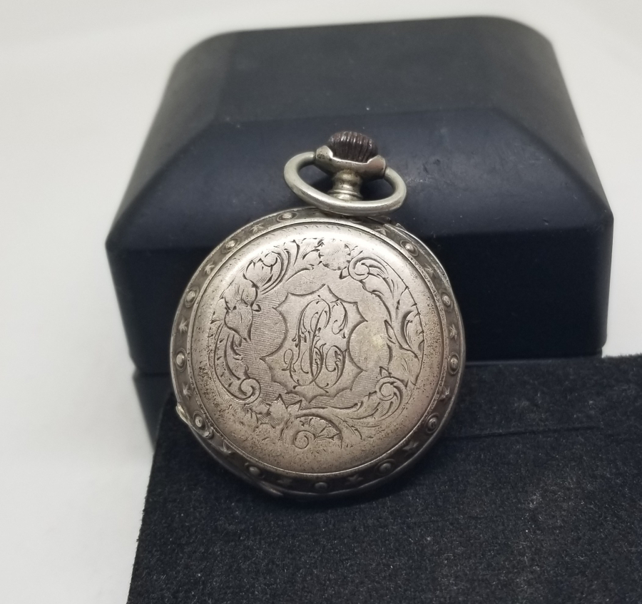 GÜMÜŞ KASA ANTİKA CEP SAATİ