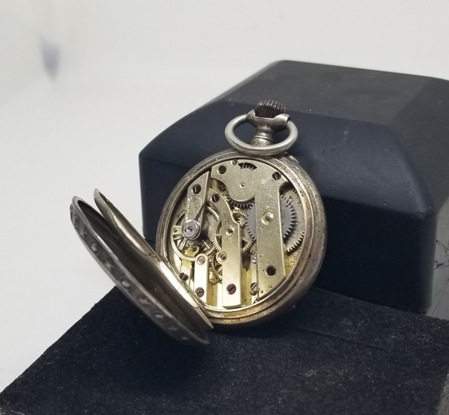 GÜMÜŞ KASA ANTİKA CEP SAATİ