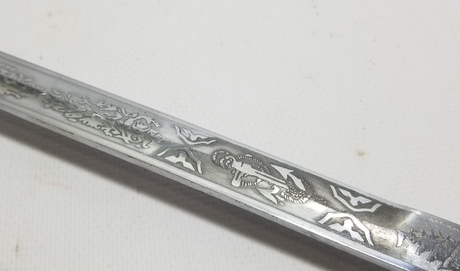 KEMİK SAPLI OSMANLI SON DÖNEM DENİZCİ SUBAY KILICI