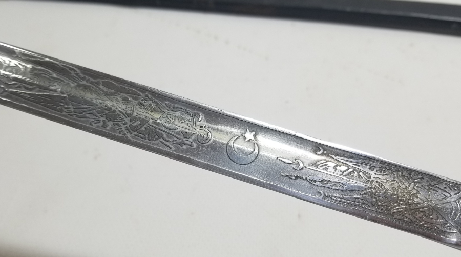 KEMİK SAPLI OSMANLI SON DÖNEM DENİZCİ SUBAY KILICI