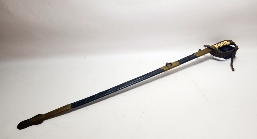 KEMİK SAPLI OSMANLI SON DÖNEM DENİZCİ SUBAY KILICI