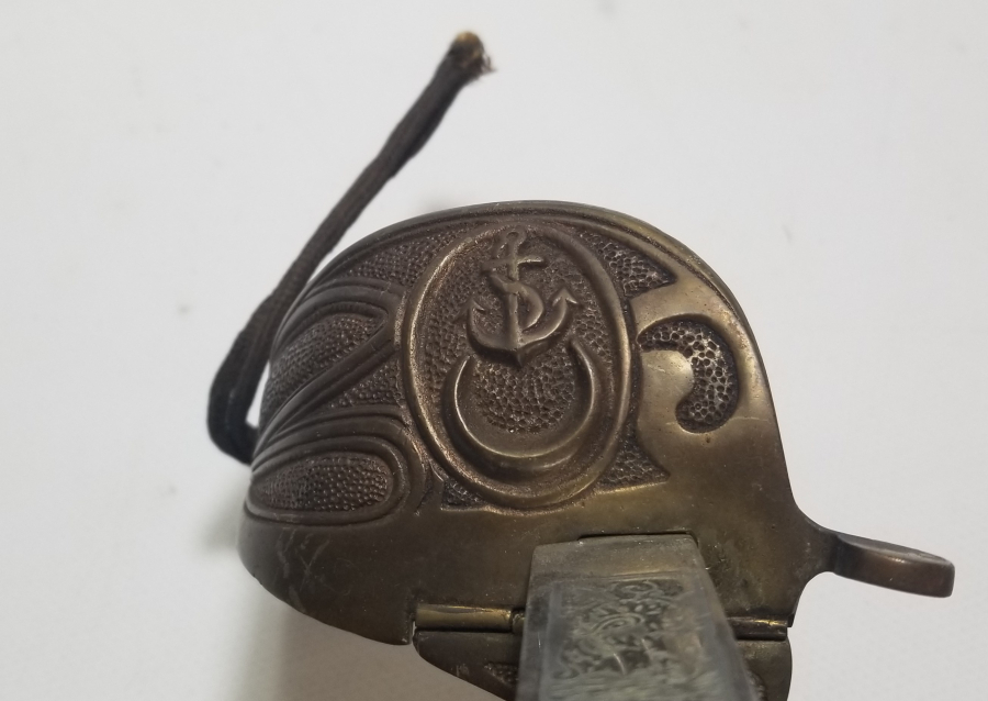 KEMİK SAPLI OSMANLI SON DÖNEM DENİZCİ SUBAY KILICI