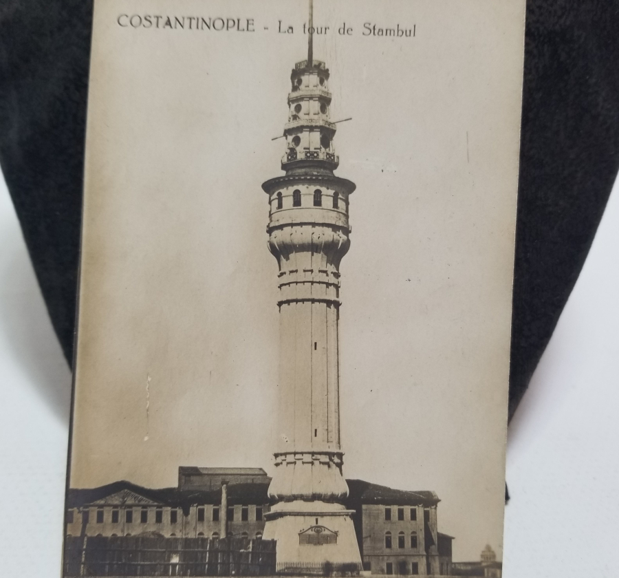 OSMANLI DÖNEMİ İTALYAN YAPIMI NADİR İSTANBUL KARTPOSTAL