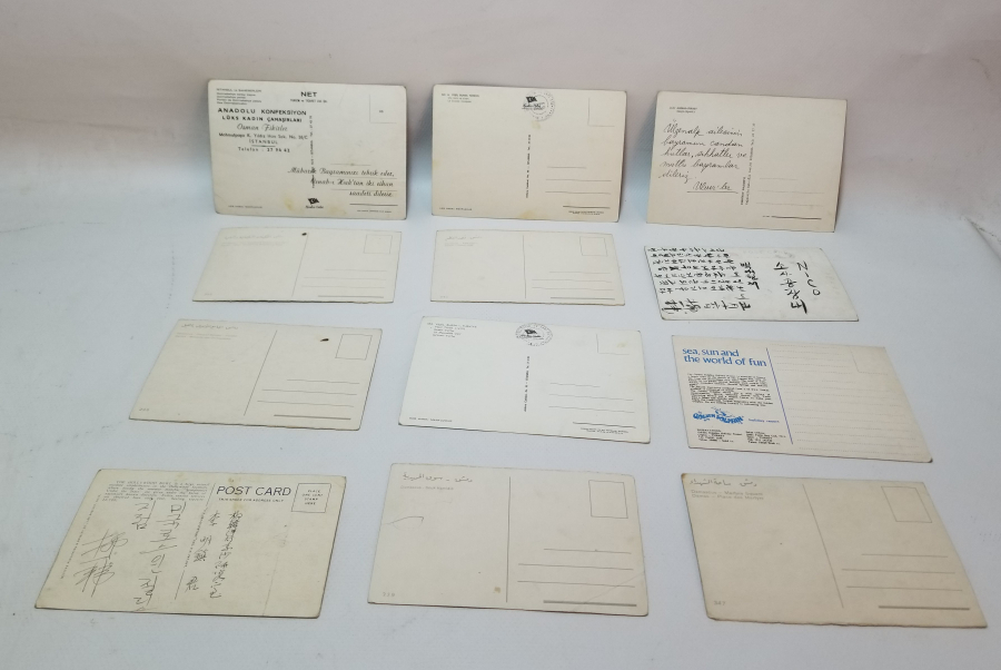 RENKLİ ŞEHİR KARTPOSTALLARI LOTU