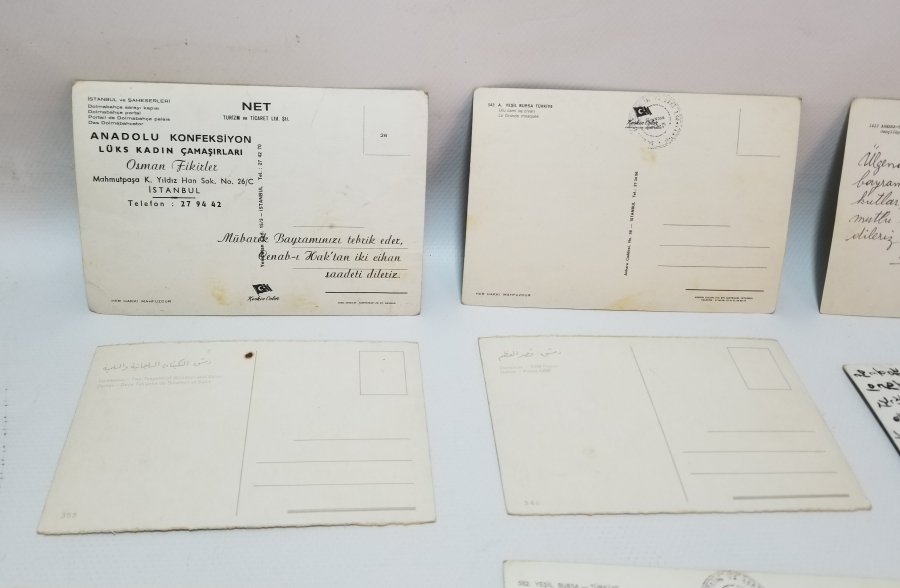 RENKLİ ŞEHİR KARTPOSTALLARI LOTU