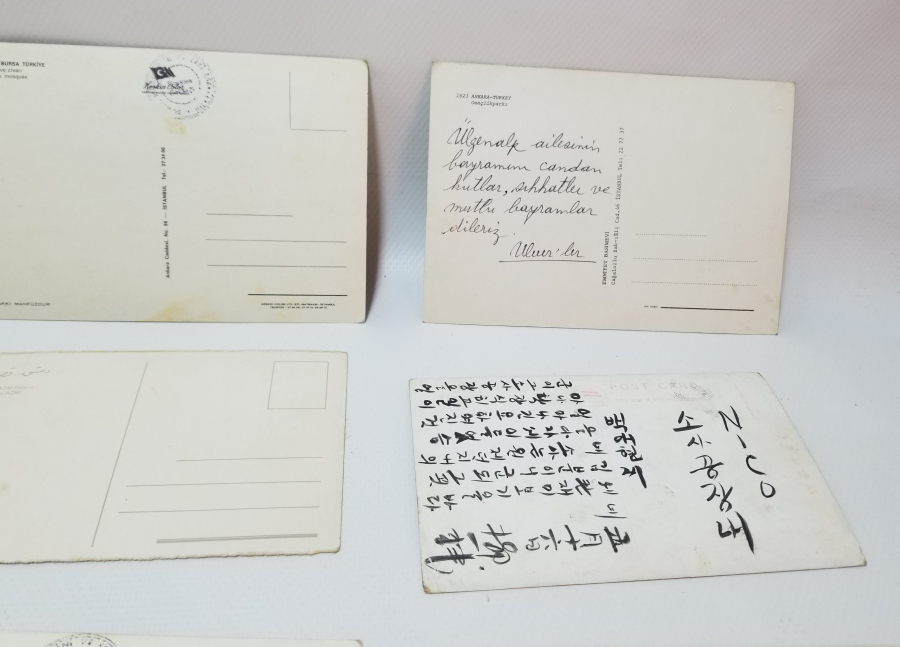 RENKLİ ŞEHİR KARTPOSTALLARI LOTU