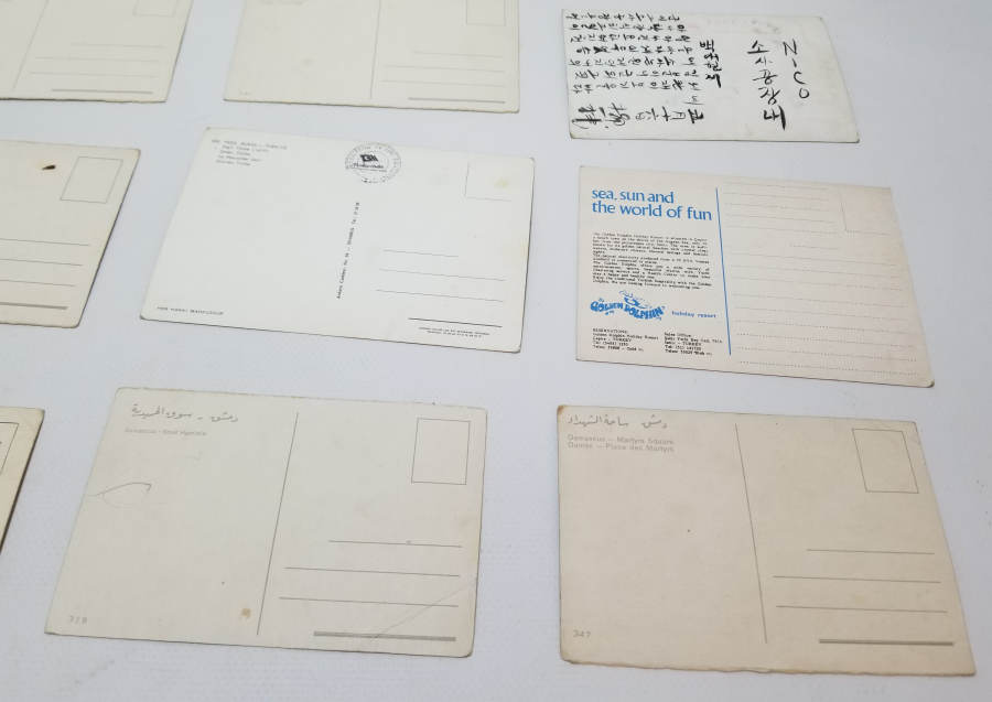 RENKLİ ŞEHİR KARTPOSTALLARI LOTU