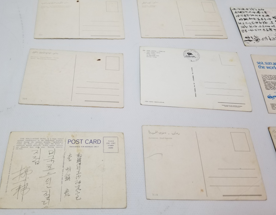 RENKLİ ŞEHİR KARTPOSTALLARI LOTU