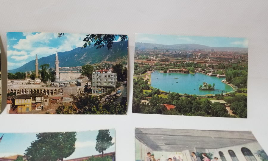 RENKLİ ŞEHİR KARTPOSTALLARI LOTU