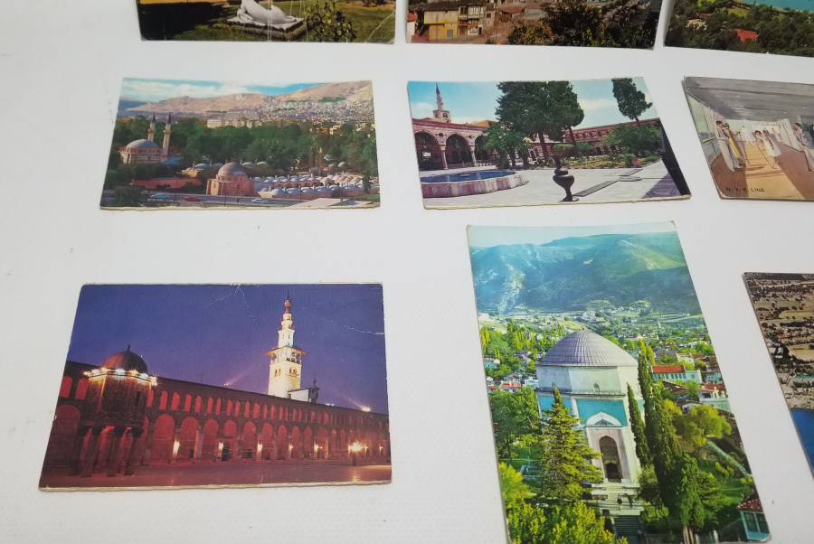 RENKLİ ŞEHİR KARTPOSTALLARI LOTU