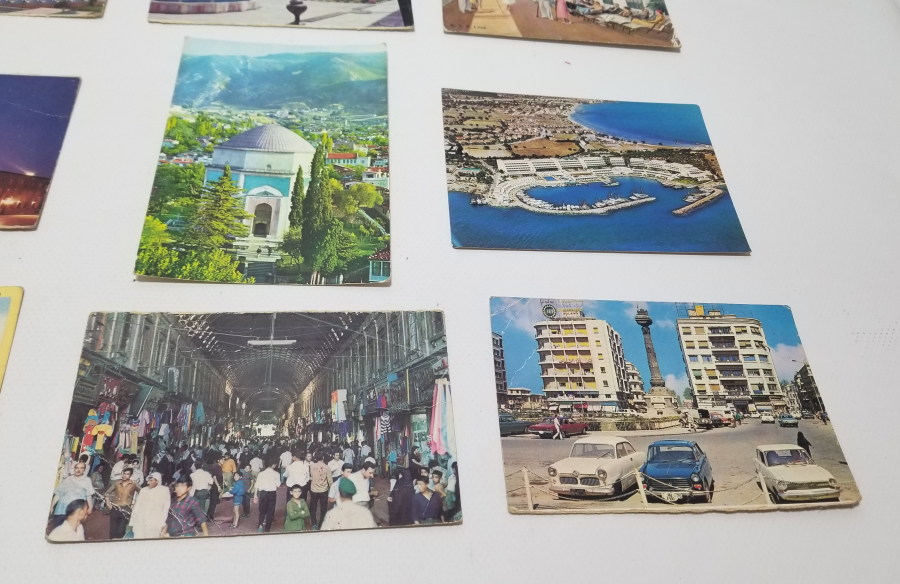 RENKLİ ŞEHİR KARTPOSTALLARI LOTU