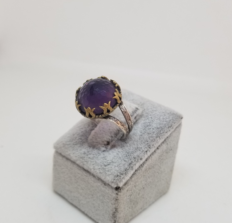 LALE FORMLU ÖZEL YAPIM GÜMÜŞ HÜRREM YÜZÜĞÜ