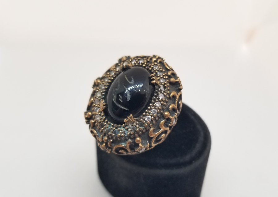 ÜZERİ DUALI BÜYÜK BOY ÖZEL YAPIM HÜRREM YÜZÜĞÜ