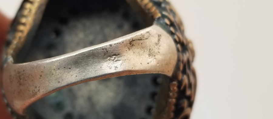 ÜZERİ DUALI BÜYÜK BOY ÖZEL YAPIM HÜRREM YÜZÜĞÜ