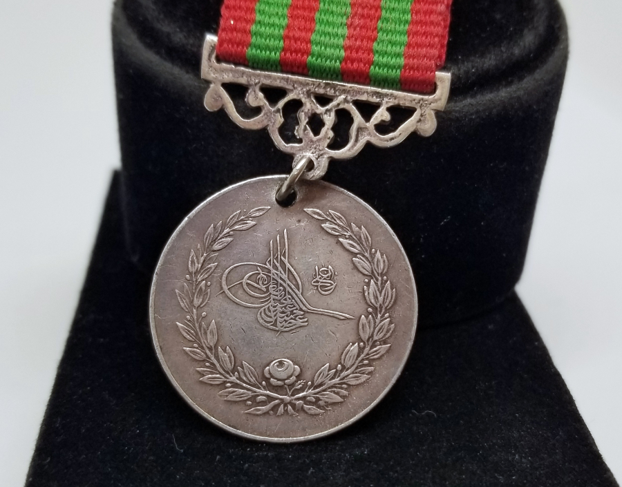 OSMANLI DÖNEMİ GÜMÜŞ YUNAN HARBİ MADALYASI