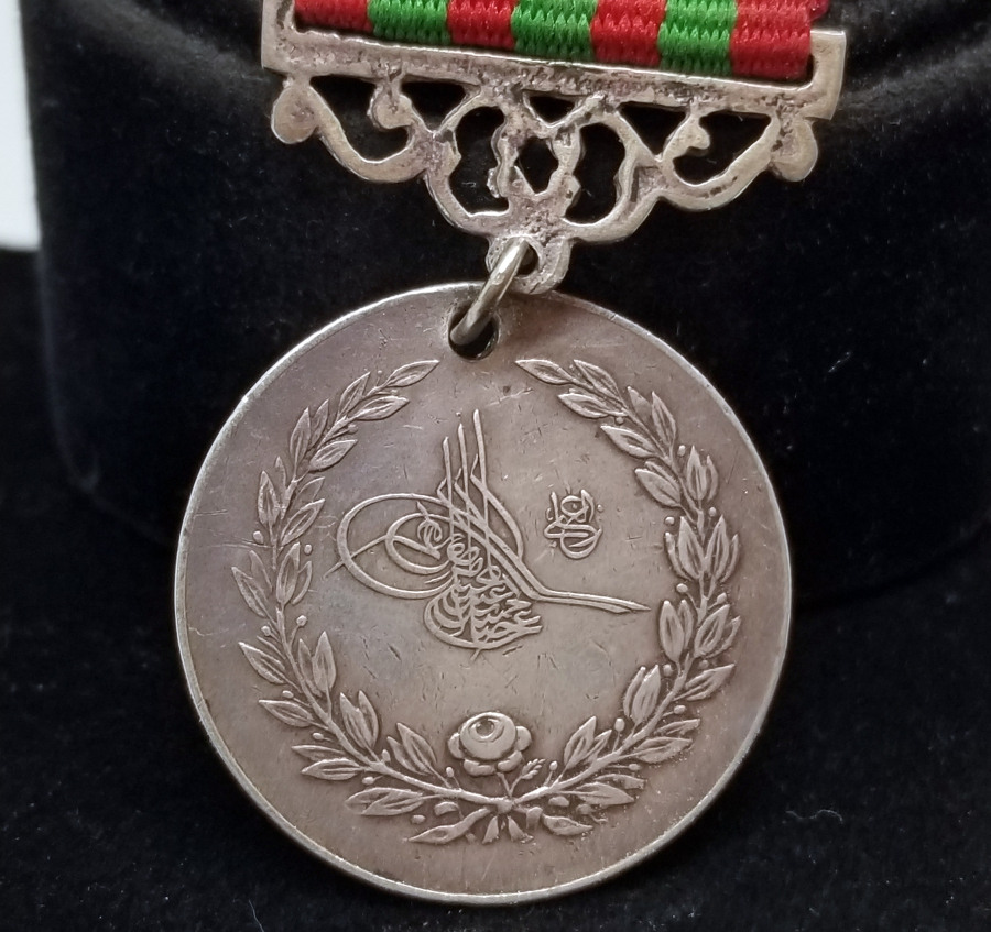 OSMANLI DÖNEMİ GÜMÜŞ YUNAN HARBİ MADALYASI