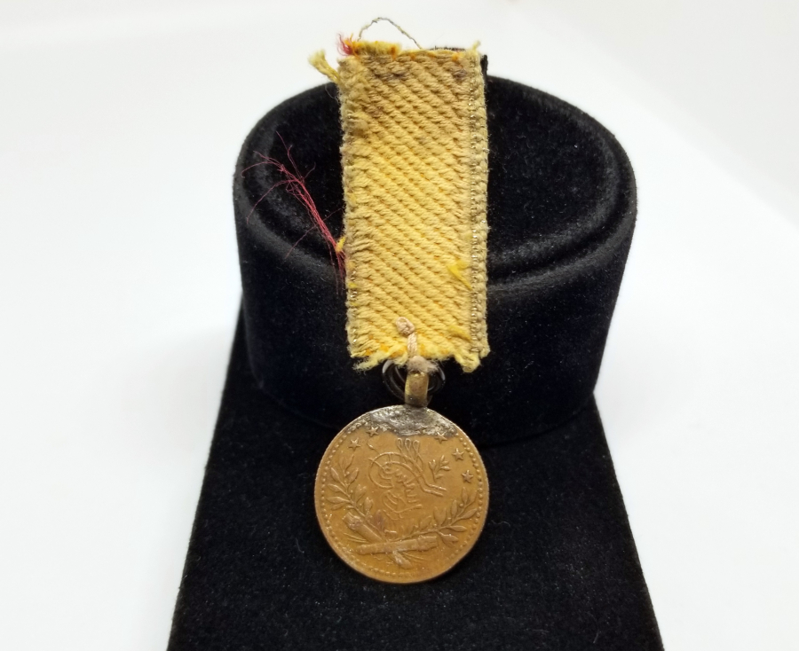 MEHMED REŞAD HAN GÖRSELLİ ÇOK NADİR MEŞRUTİYET MADALYASI - BU FORM İLK KEZ GÖRÜLÜYOR.