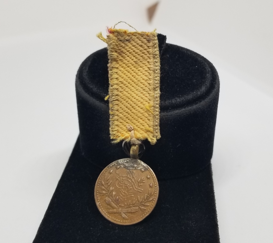 MEHMED REŞAD HAN GÖRSELLİ ÇOK NADİR MEŞRUTİYET MADALYASI - BU FORM İLK KEZ GÖRÜLÜYOR.