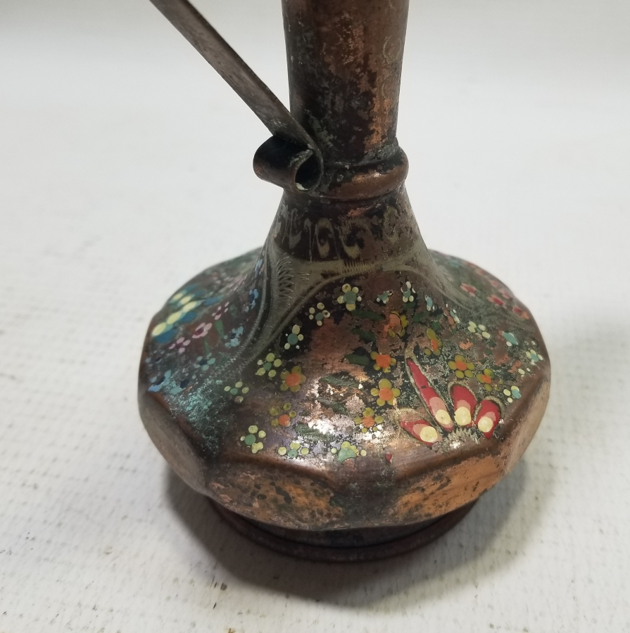 ERZİNCAN YAPIMI BAKIR DEKORATİF SÜRAHİ