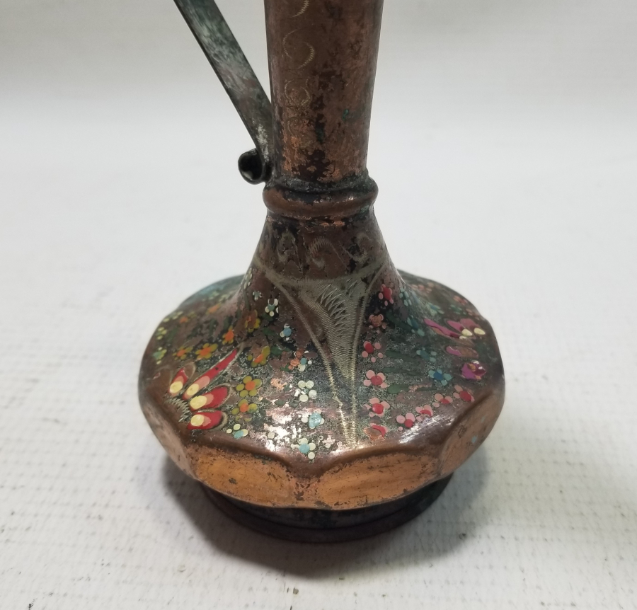 ERZİNCAN YAPIMI BAKIR DEKORATİF SÜRAHİ