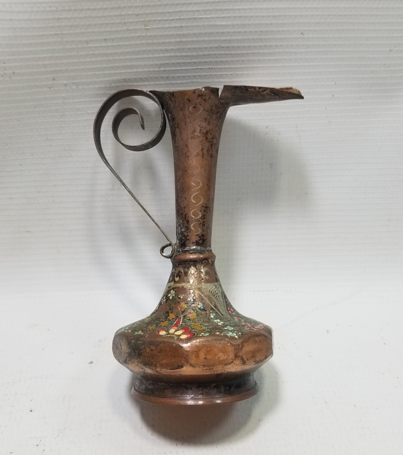 ERZİNCAN YAPIMI BAKIR DEKORATİF SÜRAHİ