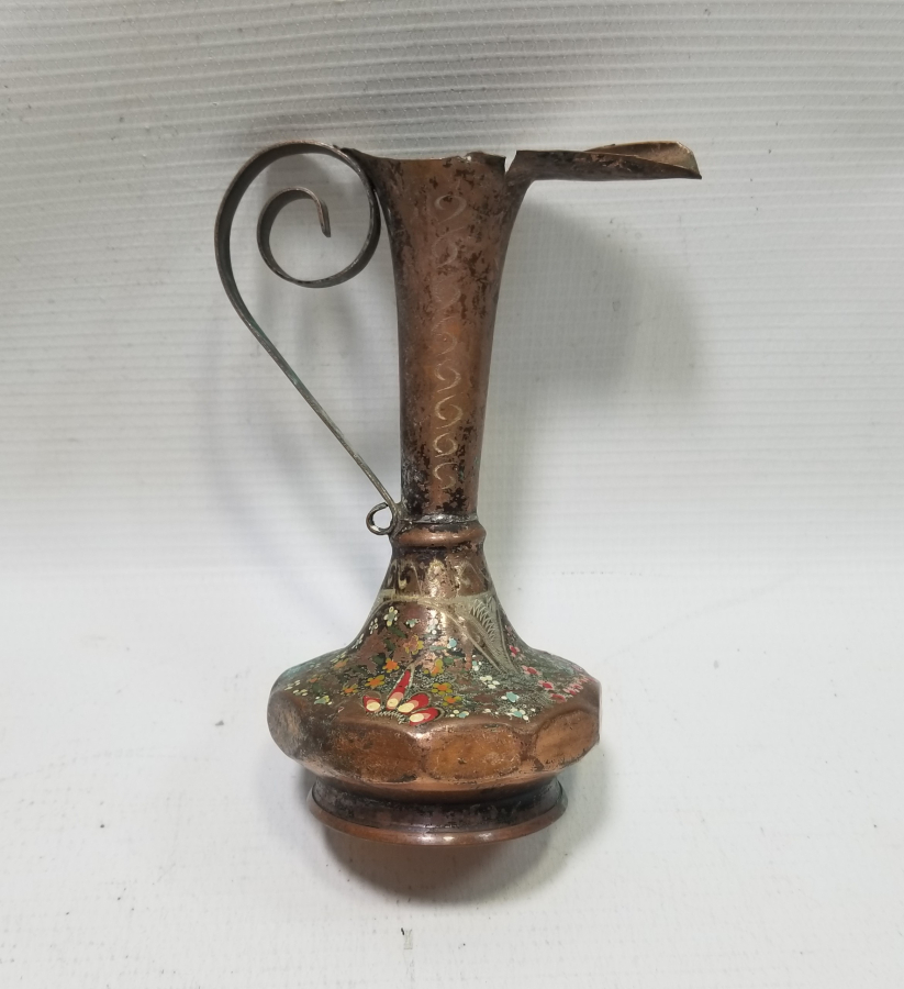 ERZİNCAN YAPIMI BAKIR DEKORATİF SÜRAHİ