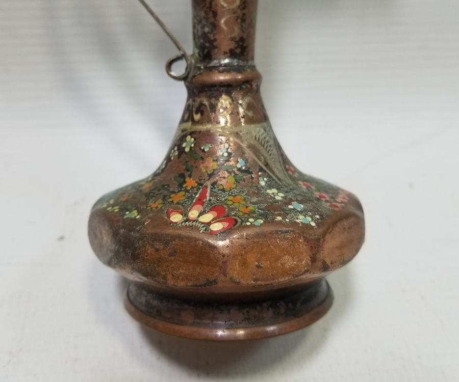 ERZİNCAN YAPIMI BAKIR DEKORATİF SÜRAHİ