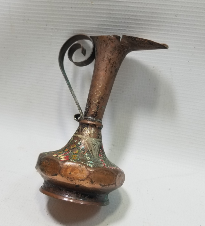 ERZİNCAN YAPIMI BAKIR DEKORATİF SÜRAHİ