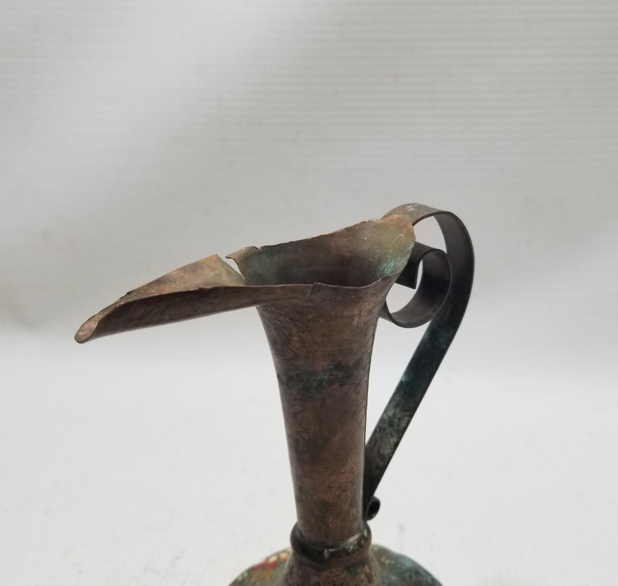 ERZİNCAN YAPIMI BAKIR DEKORATİF SÜRAHİ