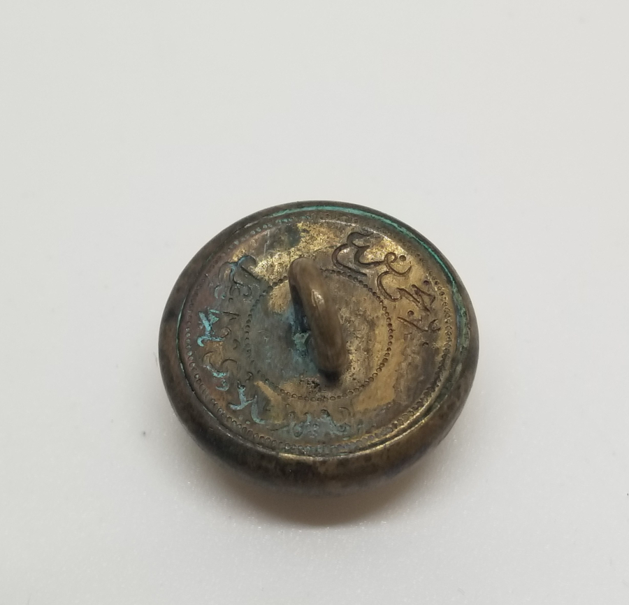 ARKASI OSMANLICA YAZILI DENİZCİ SUBAY DÜĞMESİ