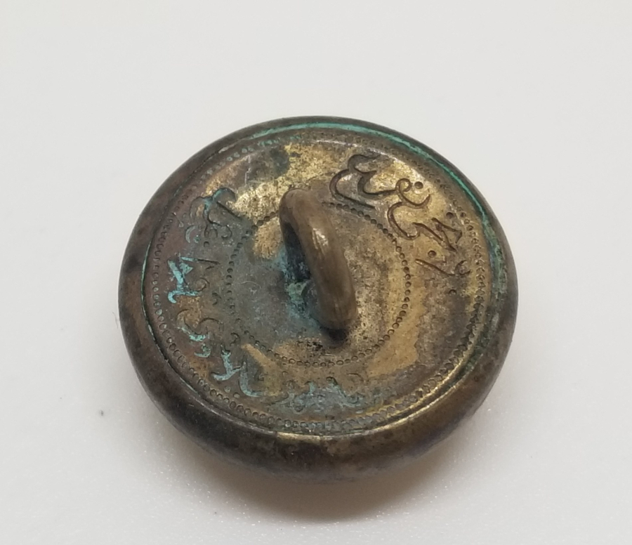 ARKASI OSMANLICA YAZILI DENİZCİ SUBAY DÜĞMESİ