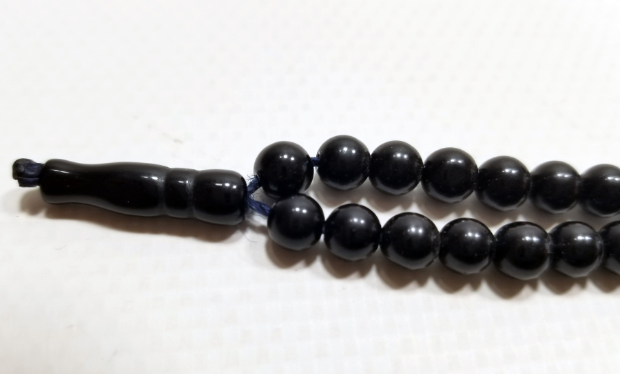 NADİR RENKTE OSMANLI DÖNEMİ 99LUK BEYKOZ NAMAZ TESPİHİ