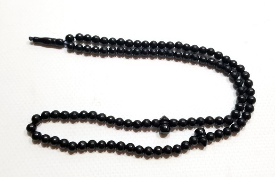 NADİR RENKTE OSMANLI DÖNEMİ 99LUK BEYKOZ NAMAZ TESPİHİ