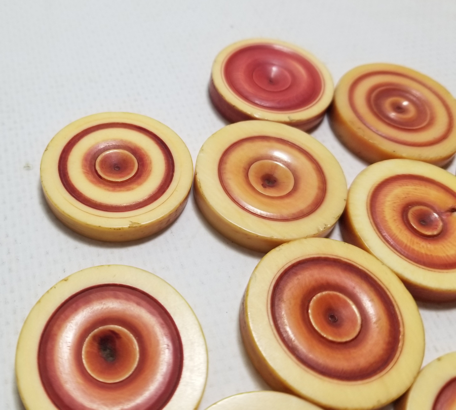 OSMANLI DÖNEMİ FİLDİŞİ TAVLA PULLARI