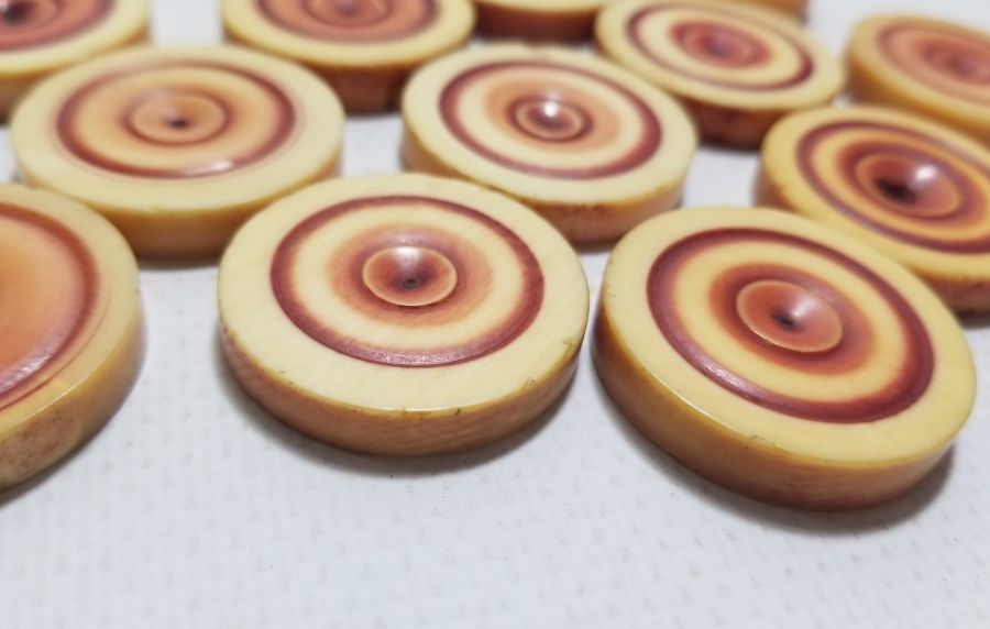 OSMANLI DÖNEMİ FİLDİŞİ TAVLA PULLARI