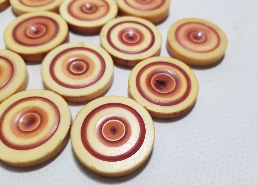 OSMANLI DÖNEMİ FİLDİŞİ TAVLA PULLARI