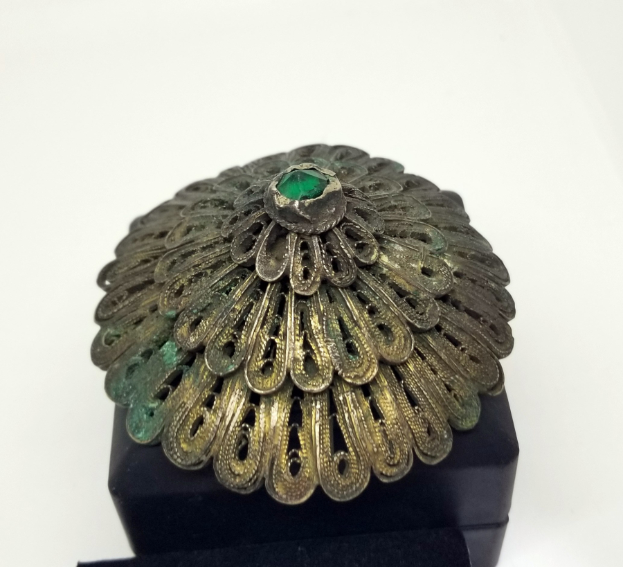 TELKARİ İŞÇİLİKLİ OSMANLI DÖNEMİ NADİR FORMDA TEPELİK