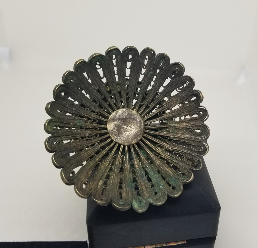 TELKARİ İŞÇİLİKLİ OSMANLI DÖNEMİ NADİR FORMDA TEPELİK