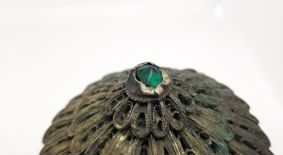 TELKARİ İŞÇİLİKLİ OSMANLI DÖNEMİ NADİR FORMDA TEPELİK