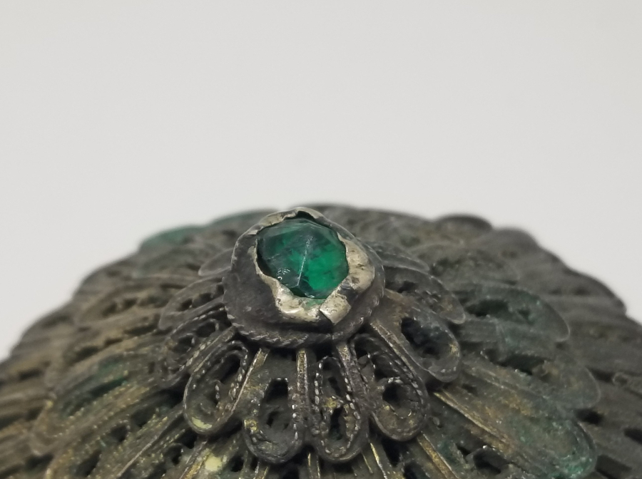 TELKARİ İŞÇİLİKLİ OSMANLI DÖNEMİ NADİR FORMDA TEPELİK