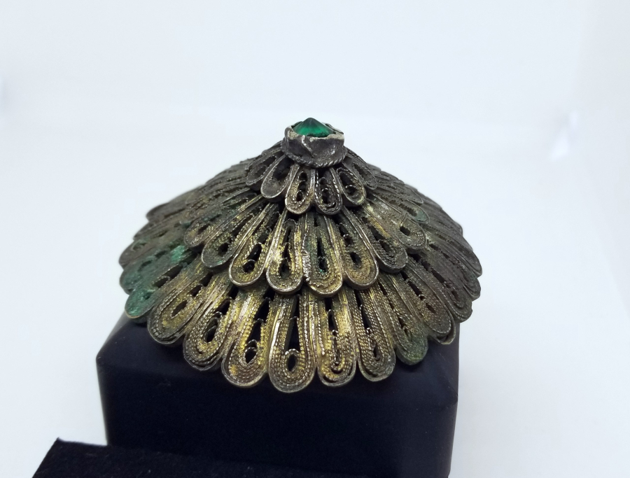 TELKARİ İŞÇİLİKLİ OSMANLI DÖNEMİ NADİR FORMDA TEPELİK