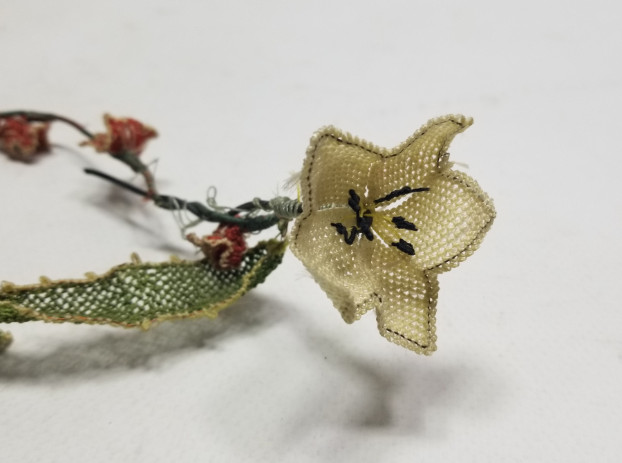 OSMANLI DÖNEMİ İĞNE OYALI KOZAK YÖRESİ NADİR GELİN ÇİÇEĞİ