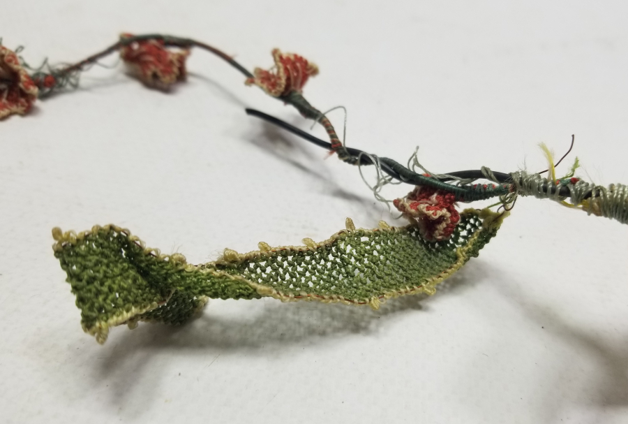 OSMANLI DÖNEMİ İĞNE OYALI KOZAK YÖRESİ NADİR GELİN ÇİÇEĞİ