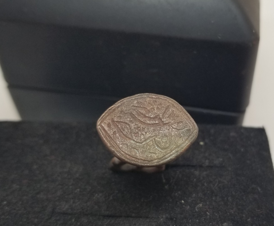 OSMANLI DÖNEMİ NADİR TİPTE BRONZ ŞAHIS MÜHRÜ