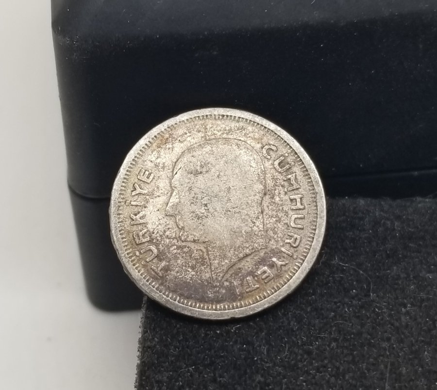 1935 YILI GÜMÜŞ 25 KURUŞ